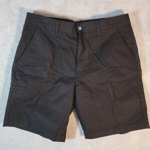 Brahma‎ Mens 36 Canvas Work Lawn Construction Shorts Phone Pocket Relaxed Black